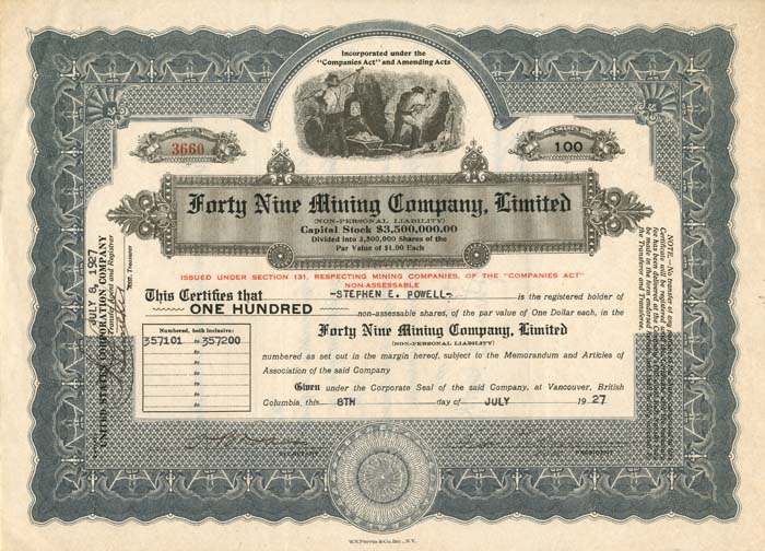 Forty Nine Mining Co., Limited